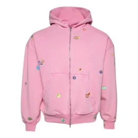 Fruity Zip-Up-hettegenser «Faded Dirty Pink» 803264TRVS59568
