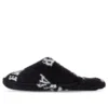 Furry-sandaler «Allover Logo – Black» 699675W2B411090