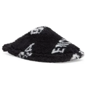 Furry-sandaler «Allover Logo – Black» 699675W2B411090