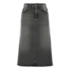 FW21 A-linje skjørt «vasket grå Denim» 646913TBP477767