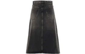 FW21 A-linje skjørt «vasket grå Denim» 646913TBP477767