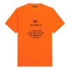 FW21 Elastisk, tettsittende kortærmet, oransje 661705TKVH57513