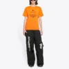 FW21 Elastisk, tettsittende kortærmet, oransje 661705TKVH57513