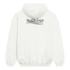 FW21 Hettegenser med Political Campaign-trykk, hvit 578135TKVI99084