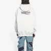 FW21 Hettegenser med Political Campaign-trykk, hvit 578135TKVI99084