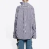 FW21 Langermet skjorte med striper, mørkeblå 663034TIM368502