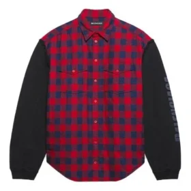FW21 Langermet skjorte Rød 658936TBM238521