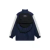 FW21 Logo Splicing Loose Jakke Unisex Marineblå 663065TKO484063