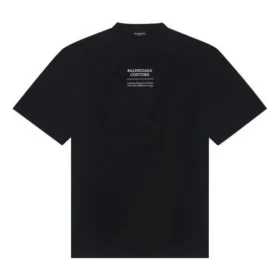 FW21 Strikket, løs kortærmet genser, svart 651795TJV900107