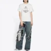 FW21 T-skjorte med logotrykk, hvit 661705TKVF19081