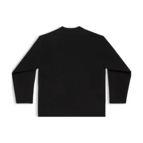 FW23 Cardigan «Svart dobbeltsidig ullstrikk» 771671T16751000