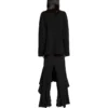 FW23 Cardigan «Svart dobbeltsidig ullstrikk» 771671T16751000