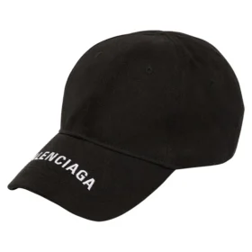 Gabardinehatt med brodert logo BLGA-531588-410B7-BK