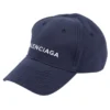 Gabardinehatt med brodert logo BLGA-531588-410B7-BL
