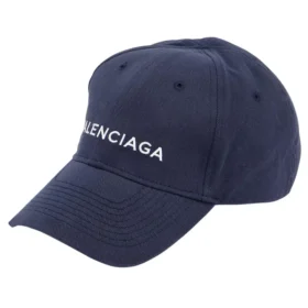 Gabardinehatt med brodert logo BLGA-531588-410B7-BL