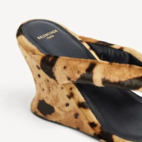 Gaeta-kilehæl-tanga for kvinner i leopardmønster