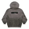 Gaffer Heavy Washed Zip-Up-hettegenser, smal passform «Grey» 720424TNVK51227