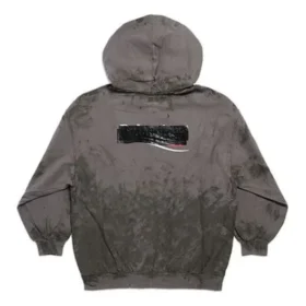 Gaffer Heavy Washed Zip-Up-hettegenser, smal passform «Grey» 720424TNVK51227