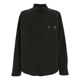 Gaffer langermet skjorte, stor passform «Black» 719874TYB181000