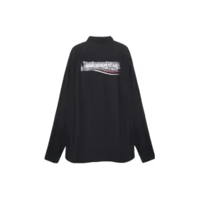Gaffer langermet skjorte, stor passform «Black» 719874TYB181000