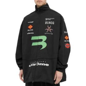Gamer-trackjakke «Black» 663153TIM391000