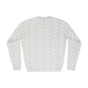 Genser med logo over hele «Light Grey White» 702952T32331461
