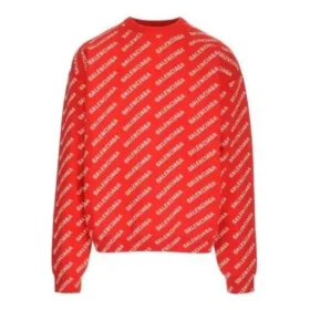 Genser med logo over hele «Red White» 702952T32336090 Genser med logo over hele «Red White» 702952T32336090