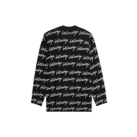 Genser med logo overalt «Black» 625984T31841070 Genser med logo overalt «Black» 625984T31841070