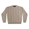 Genser med mini-logo over hele «Beige» 736247T32339977