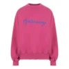 Gensere med rund hals og skriftlogo «Dark Fuchsia» 697869TMVB50507