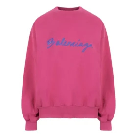 Gensere med rund hals og skriftlogo «Dark Fuchsia» 697869TMVB50507