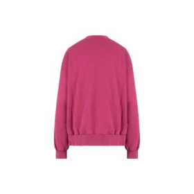 Gensere med rund hals og skriftlogo «Dark Fuchsia» 697869TMVB50507