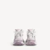 Glitter-Runner-sneakers for kvinner i hvitt/lilla/rosa