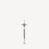 Goth-sverd-ørering i sølv