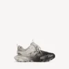 Gradient-track sneaker for menn i svart/beige