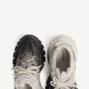 Gradient-track sneaker for menn i svart/beige