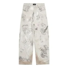 Graffiti-baggybukser «Grey» 745223TBP475411