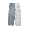 Gråtonet camo-hybrid-baggybukser «Light Blue» 786645TQW556379