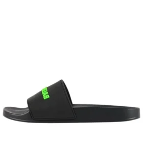 Gummisandaler «Black Fluo Green» 565826W1S811030