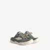 Hamptons-denim-mule for kvinner i blått/offwhite