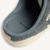 Hamptons-denim-mule for kvinner i blått/offwhite