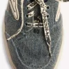 Hamptons-denim-mule for kvinner i blått/offwhite