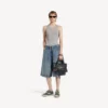 Hamptons-Denim-Sneaker for kvinner i blå/offwhite