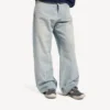 Hamptons-denim-sneaker for menn i blå/offwhite