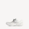Hamptons medium slitt sneaker for kvinner i hvitt