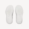 Hamptons medium slitt sneaker for kvinner i hvitt