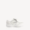 Hamptons-plattformsneaker for kvinner i hvitt