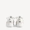 Hamptons-plattformsneaker for kvinner i hvitt