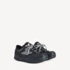 Hamptons-plattformsneakers for kvinner i svart