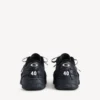 Hamptons-plattformsneakers for kvinner i svart